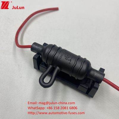 فابریک مستقیم 6x3 شیشه خط فیوز جعبه نگهدارنده فیوز قالب دار برای فیوز شیشه ای Inline ضد آب