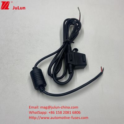 فيوز 50A در حال حاضر درجه بندی ماکسی قرمز 10AWG سیم 280mm طول کل نگهدارنده فيوز در خط