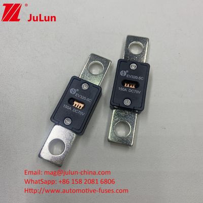 EV320-5X 100A 70VDC فیوز های سرامیکی ماشین ویژگی های الکتریکی 1.0 در 4 ساعت 3.0 در 10s حداکثر