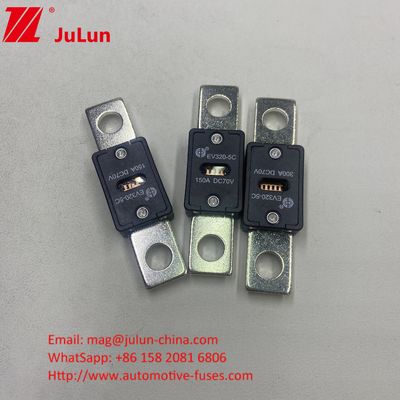 150A 70VDC EV320-5X فيوز های سرامیکی اتومبیل کوارتز شناب ویژگی های الکتریکی 1.0 در 4 ساعت 3.0 در 10s حداکثر