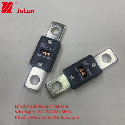 نصب پیچ ولتاژ EV320-5X 200A 70VDC فيوز خودرو 68 * 19 * 10mm