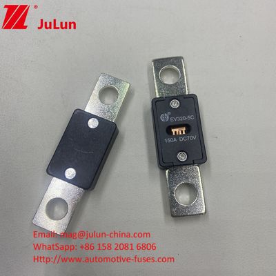 6KA EV320-5C 70VDC 150A فیوز وسایل نقلیه الکتریکی برای اتومبیل EV 68 * 19 * 10mm