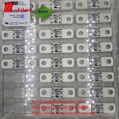 20KA Breaking A202008 ASTM 125V 150A ظرفیت فيوز های سرامیکی خودرو نصب پیچ برای ایمنی و قابلیت اطمینان فيوز خودرو