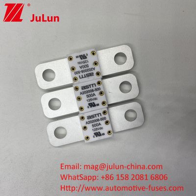 ASTM 250A 125V فیوز سرامیکی سفید رنگ در باتری خودرو