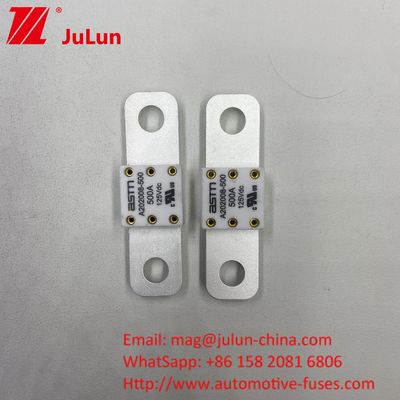 ظرفیت شکستن بالا 350A 125Vdc EV فیوز اندازه کوچک محافظت از مدار کوتاه با جریان بالا