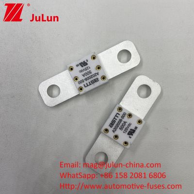 200A 125VDC 50.8mm فاصله بین 2 سوراخ بولت فیوز M8