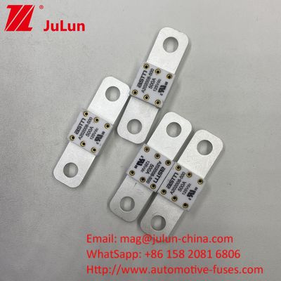 300A 125VDC فیوز سرامیکی ظرفیت شکستن بالا کمتر از 125Vdc خودرو برای وسایل نقلیه سنگین