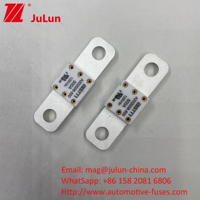 کامیون 400A 125VDC فاصله بین 2 سوراخ 50.8mm فیوز باتری ماشین برای سیستم های ارتباطی آسانسور