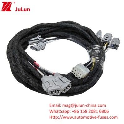 آبپاش خودرو چراغ جلو LED فانوس سیم آداپتور H1 9005/9006 زن به مرد عایق PVC قطب نور پایین