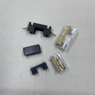پوشش شفاف فیوز شیشه ای 5X20mm 6x30mm نگهدارنده فیوز برای محافظت از مدار