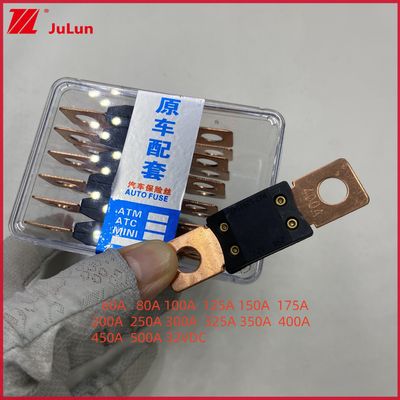 400A 32V Mega Fuse Bolt Down Auto Fuse Audio Holder 0298040.ZX فیوز خودرو 60A 80A 100A 125A 150A 200A 250A 300A 400A 450A 500A نوع ترمینال 32VDC
