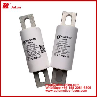 فيوز سرامیکی لوله ای RS309-MF 200A 750VDC UL قابلیت شکستن بالا