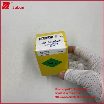 JASO D622 2006 استاندارد اجرایی DC500V ولتاژ وسایل نقلیه الکتریکی سرامیکی لوله HV150 50BP فیوز برای وسایل نقلیه کوچک